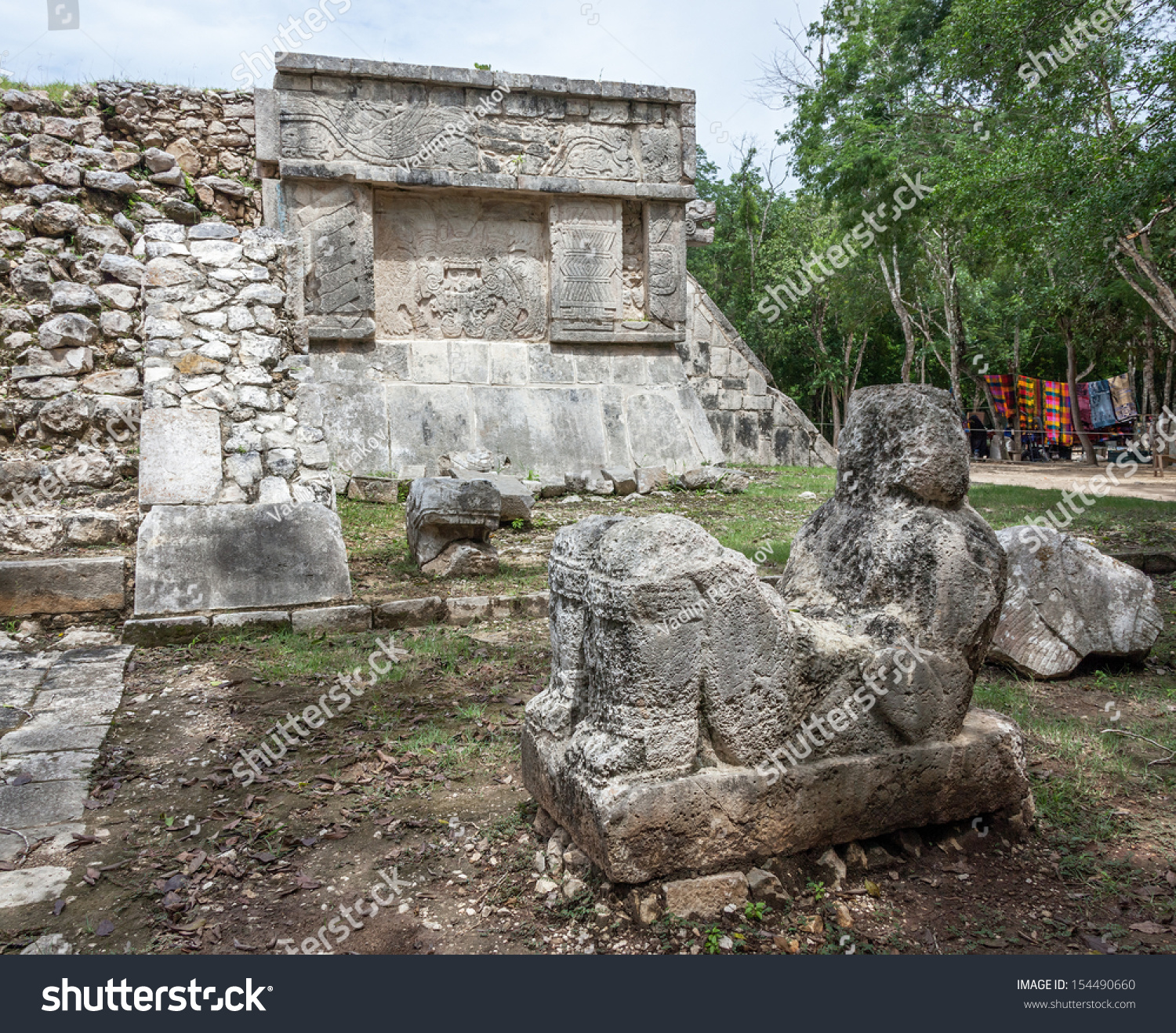 Ritual building in Chichen Itza - Mexico, Latin America #154490660