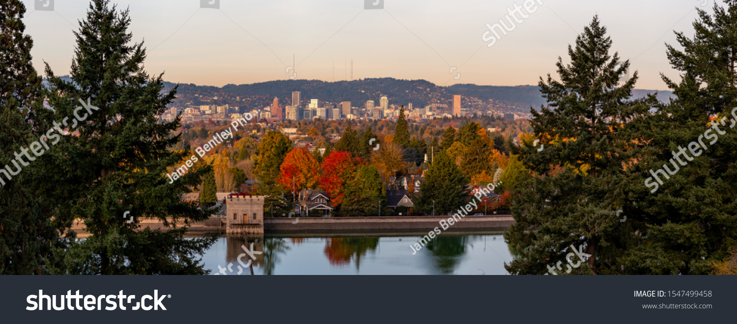 Autumn Sunrise in Portland, Oregon #1547499458