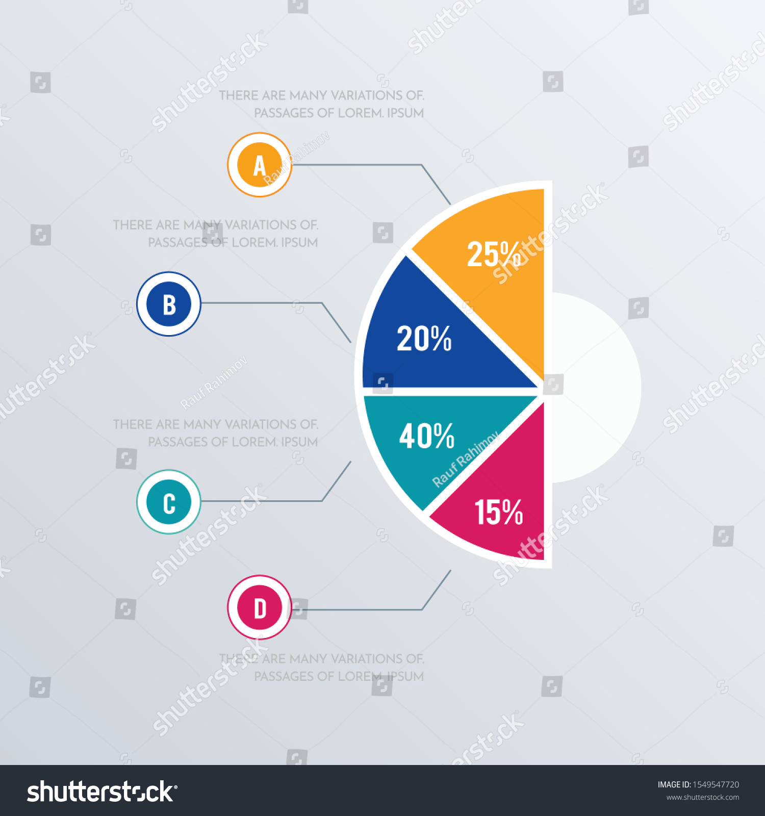 Structure infographics template design. Business - Royalty Free Stock ...