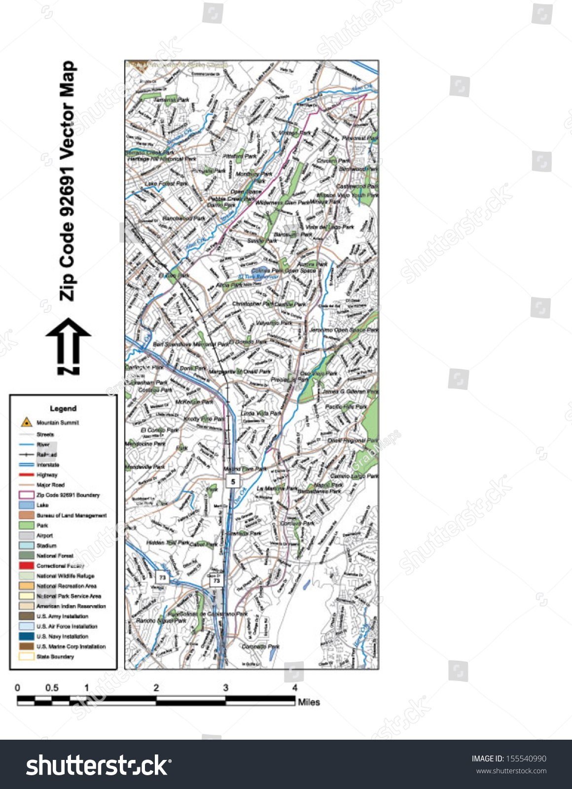 Vector Map With Summits Rivers Railroads Royalty Free Stock Vector vector-map-with-summits-rivers-railroads-royalty-free-stock-vector