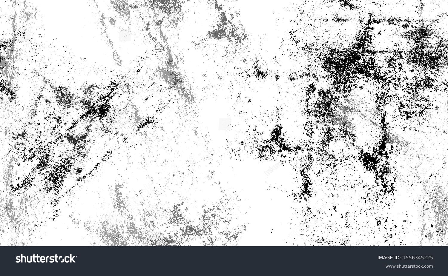 Distressed black and white grunge seamless texture. Overlay scratched design background. #1556345225