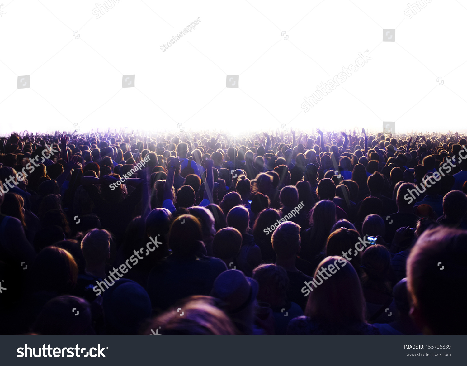 Audience is watching a luminous surface. #155706839
