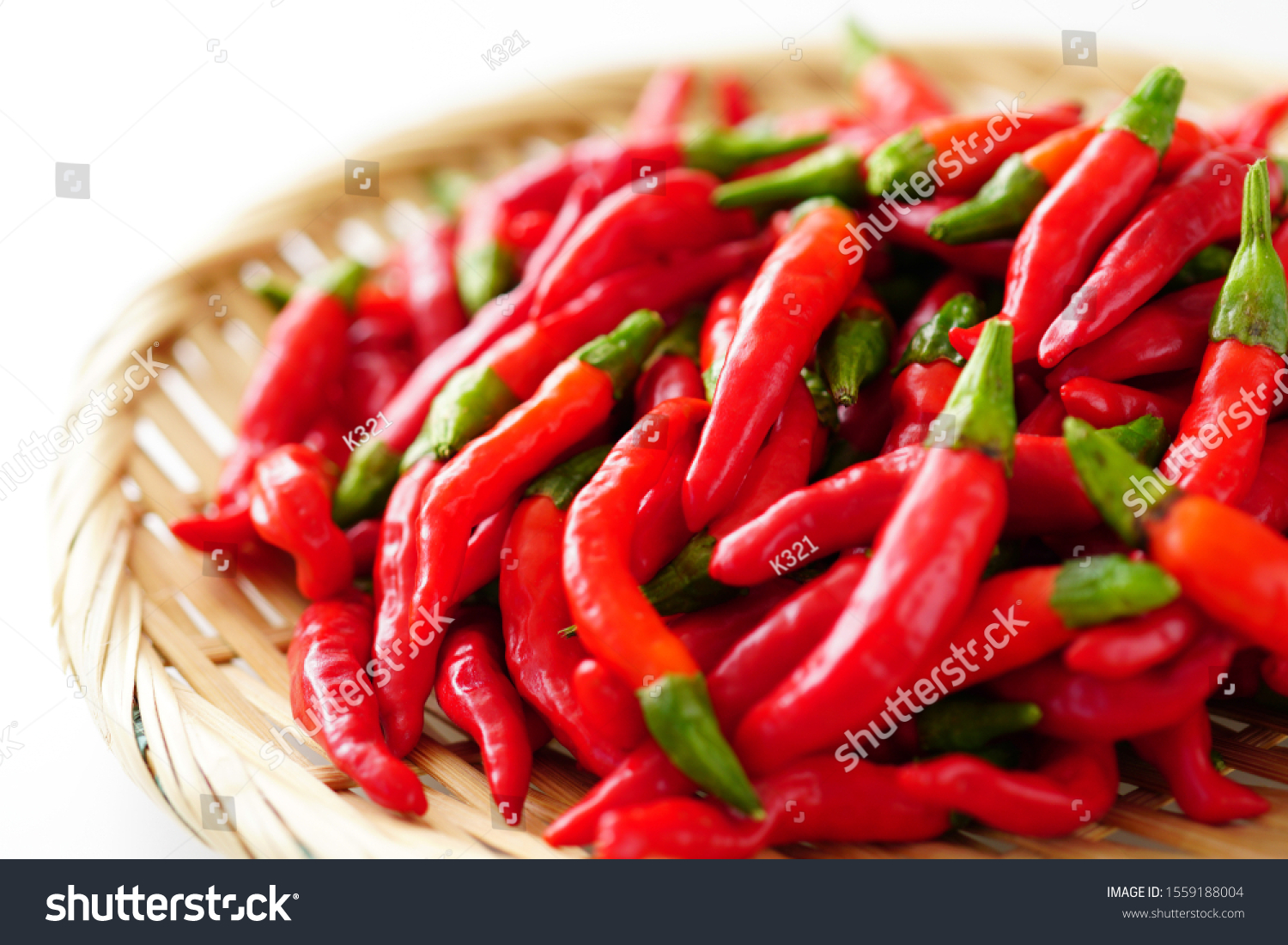 Red peppers.  Chilli peppers. Hot peppers. #1559188004