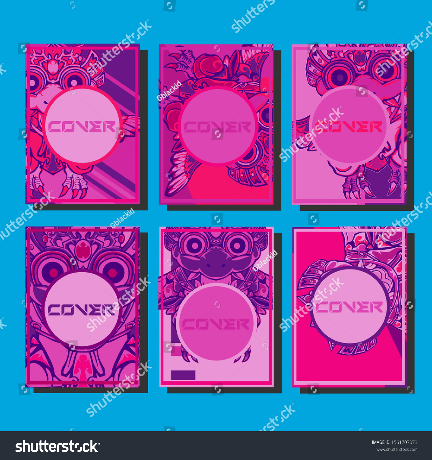 cover-page-templates-dynamic-vector-set-royalty-free-stock-vector