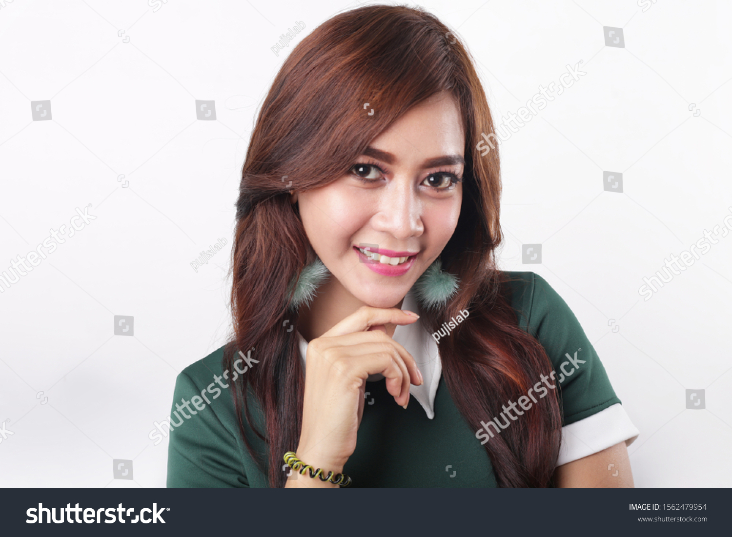 young asian female happy smiling. woman smiling dental #1562479954