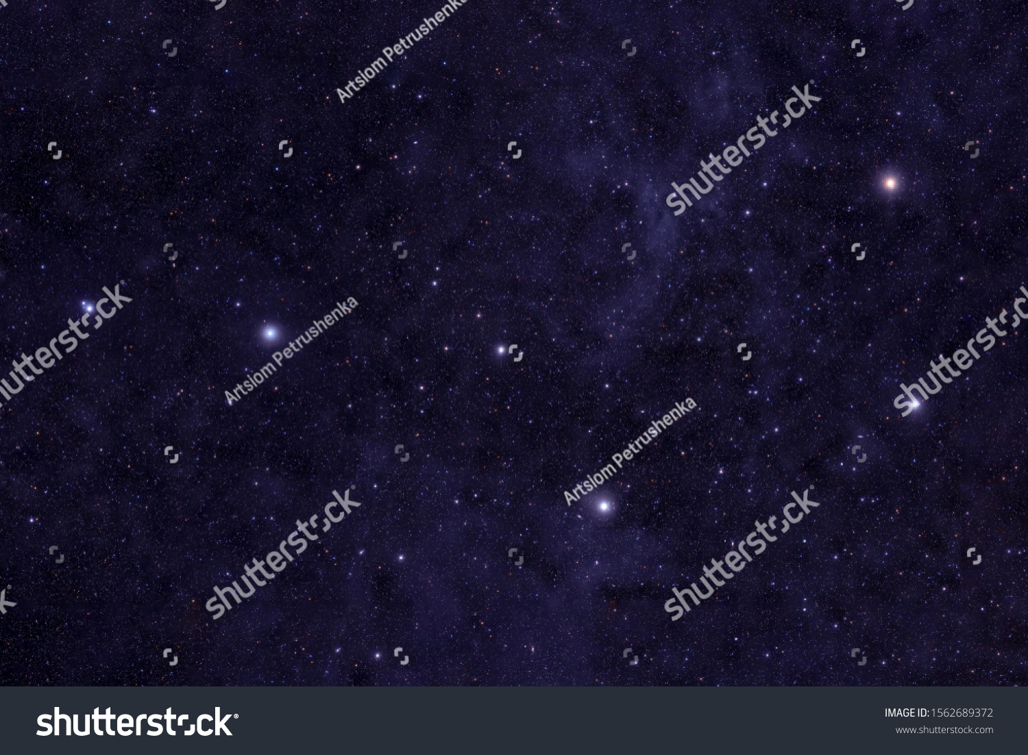 Big Dipper, against the backdrop of the nebula. Elements of this image were furnished by NASA. #1562689372
