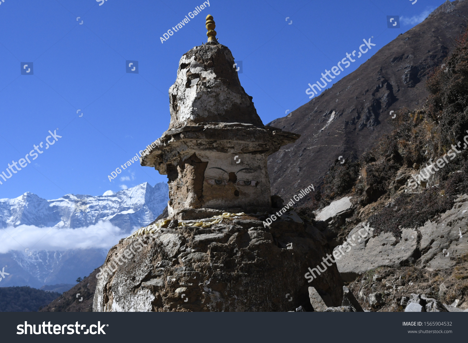 traveling in Nepal   on  Gokyo Everest  treking 2019 #1565904532