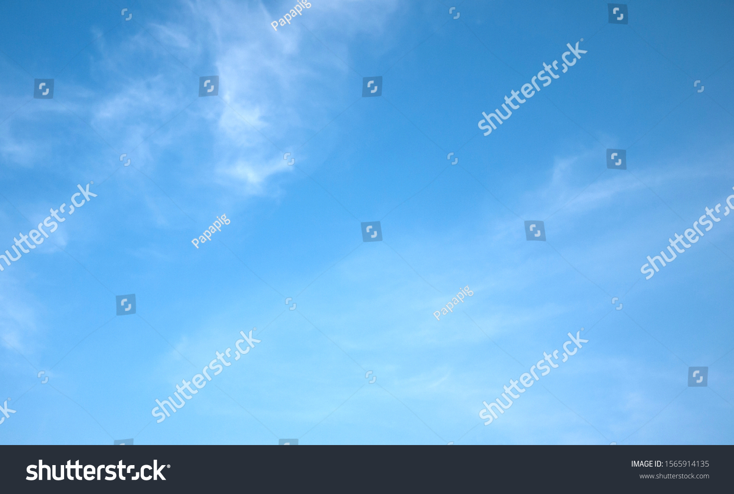 Blue sky with cloud.nature background. #1565914135
