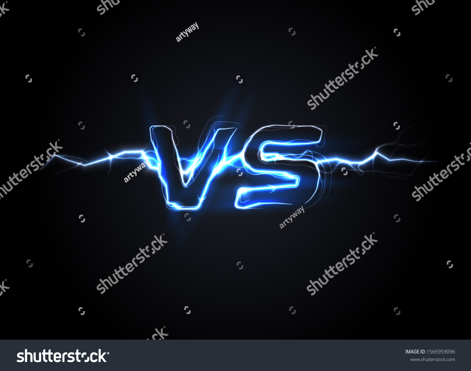 Versus VS Logo. Battle Headline Template. - Royalty Free Stock Photo ...