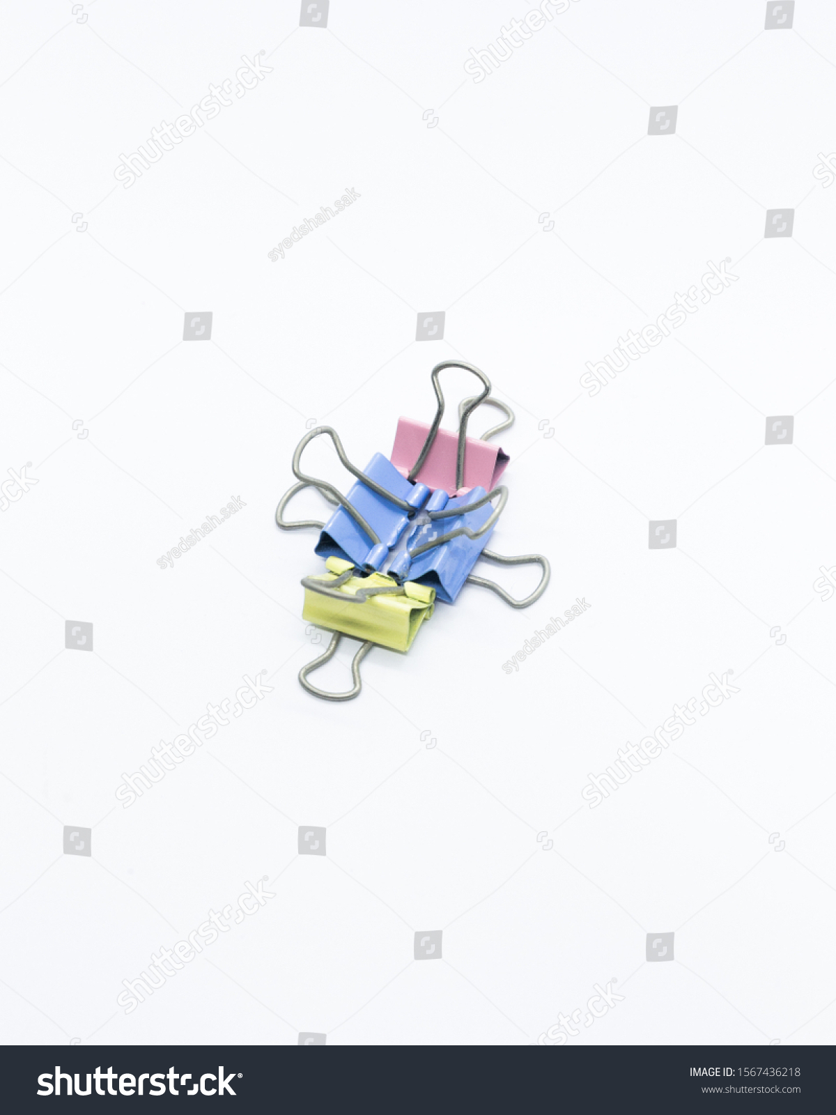 Paper Binder Clip creatively position that can illustrate a story #1567436218