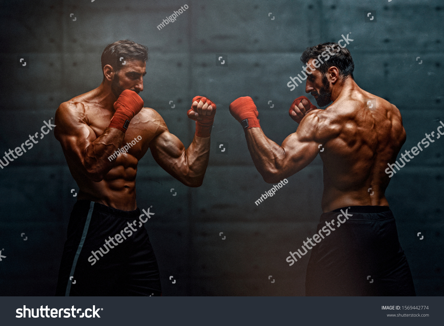 MMA, Kickboxing, Boxing Men Face Off Himself #1569442774