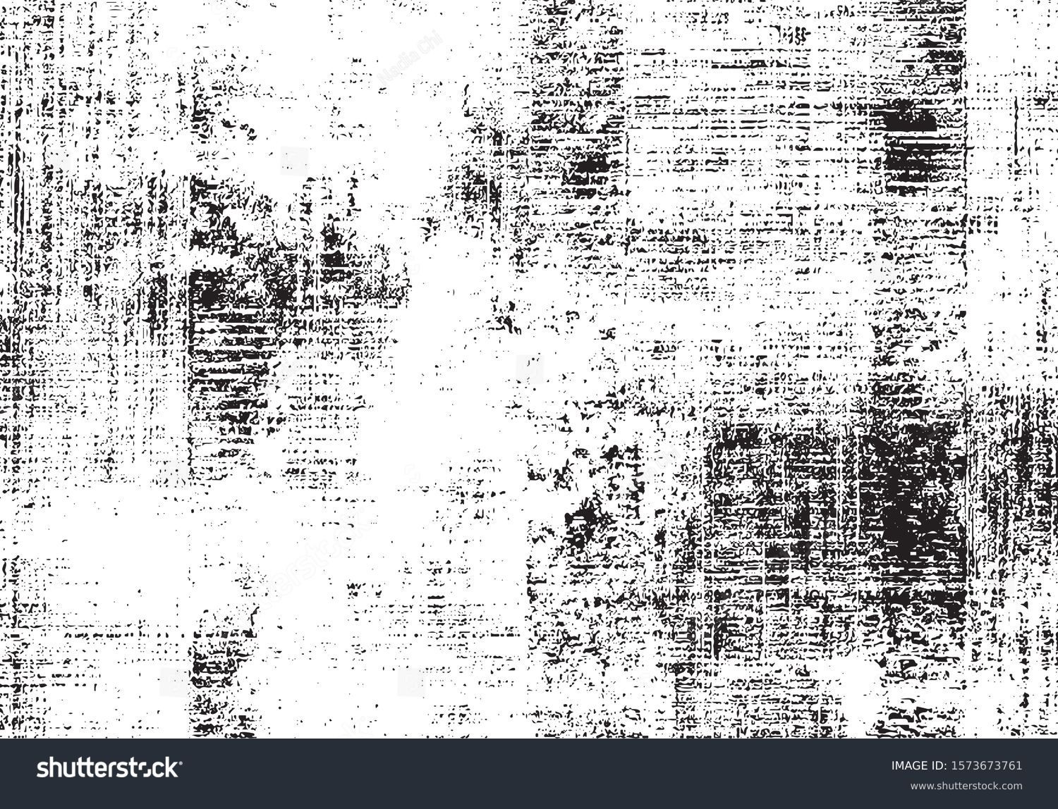 Rough black and white texture vector. Distressed overlay texture. Grunge background. Abstract textured effect. Vector Illustration. Black isolated on white background. EPS10. #1573673761