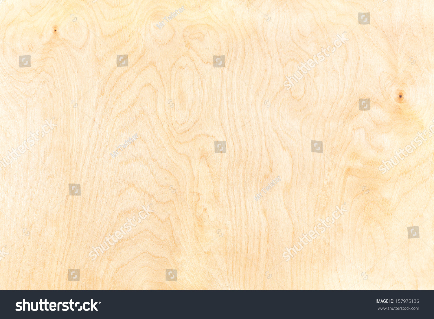 Birch plywood. High-detailed wood texture series. #157975136