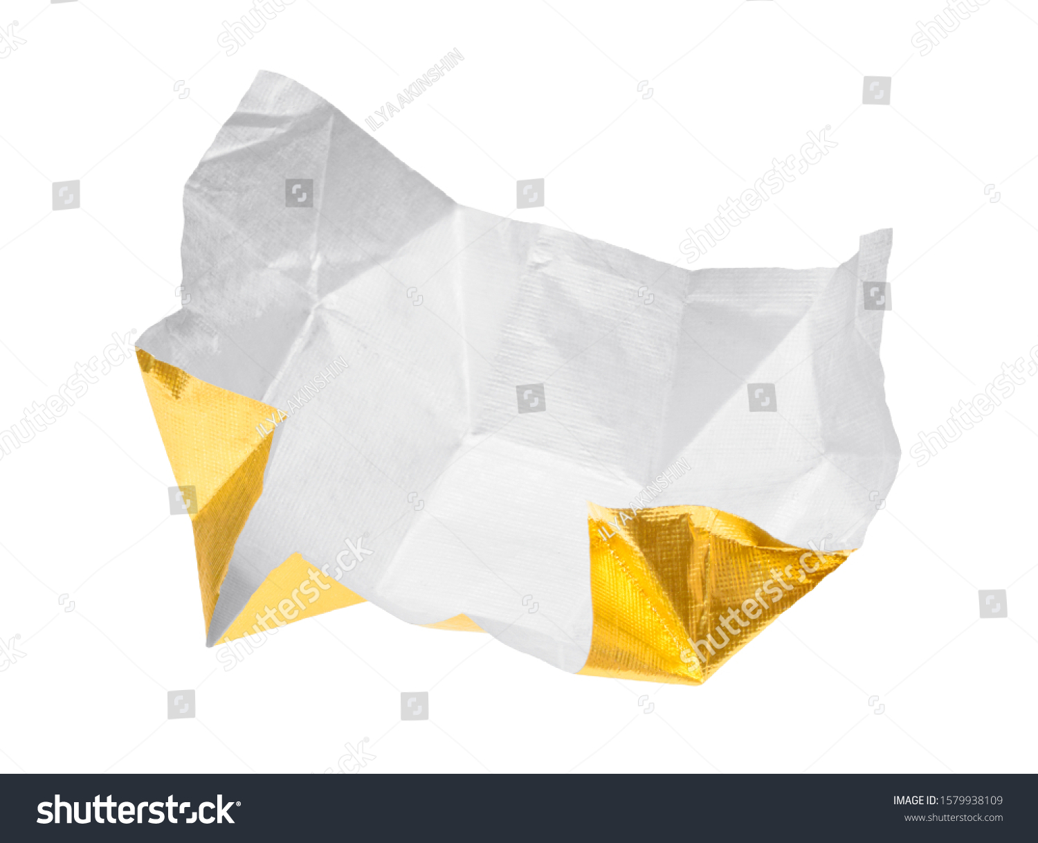 Candy wrapper isolated on white background #1579938109