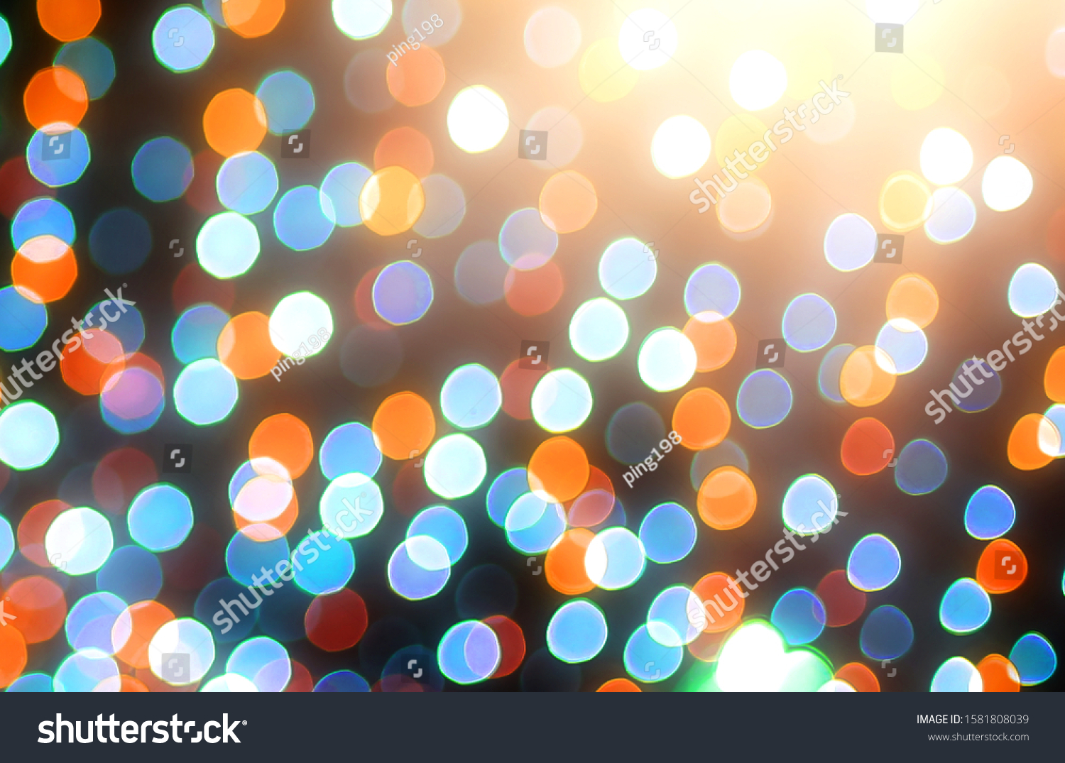 Blurred backdrop, blurred background, circle blur, bokeh blur from the light shining through as a backdrop and beautiful computer screen images. #1581808039