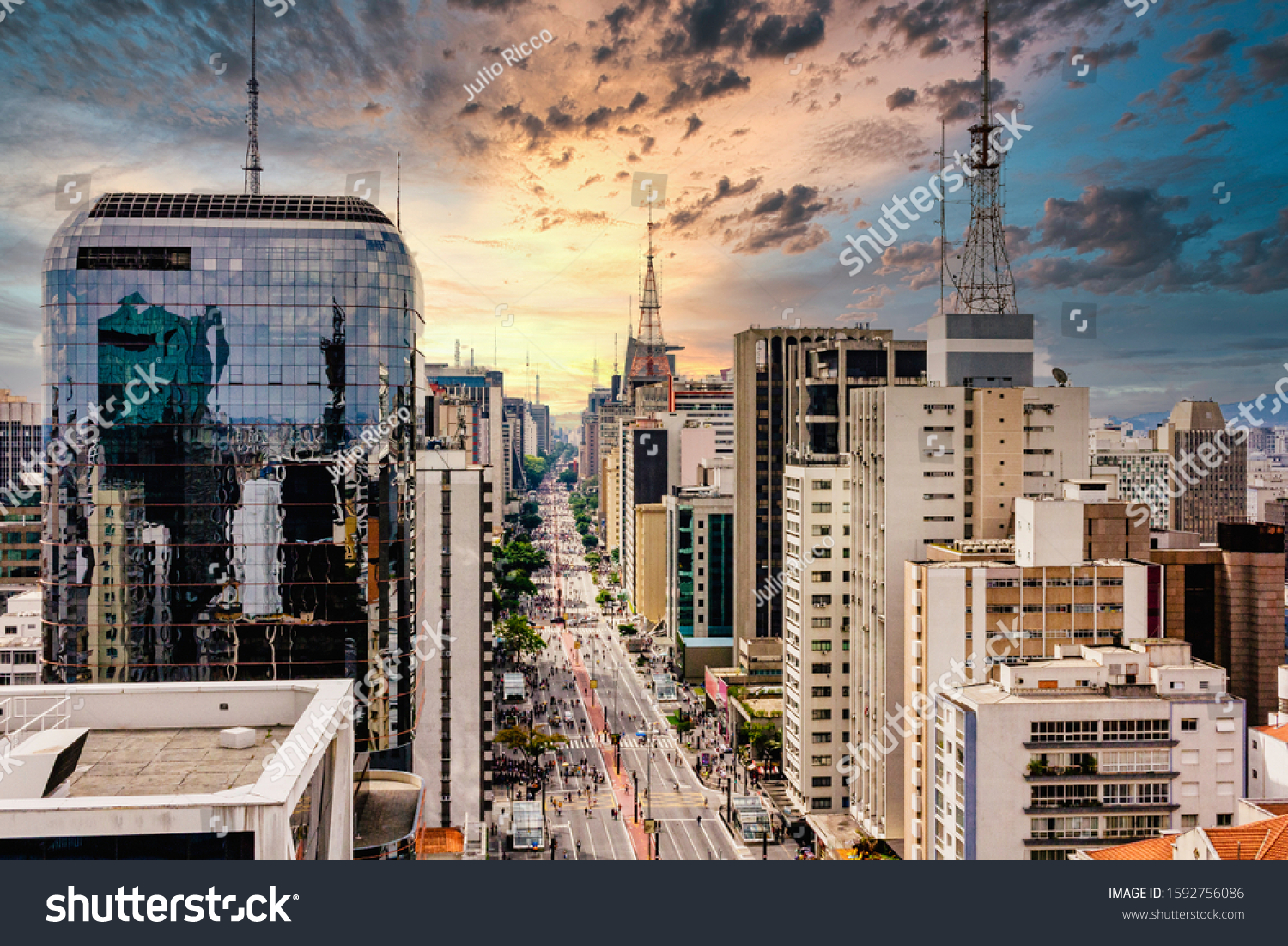 Paulista Avenue - São Paulo, Brasil. #1592756086