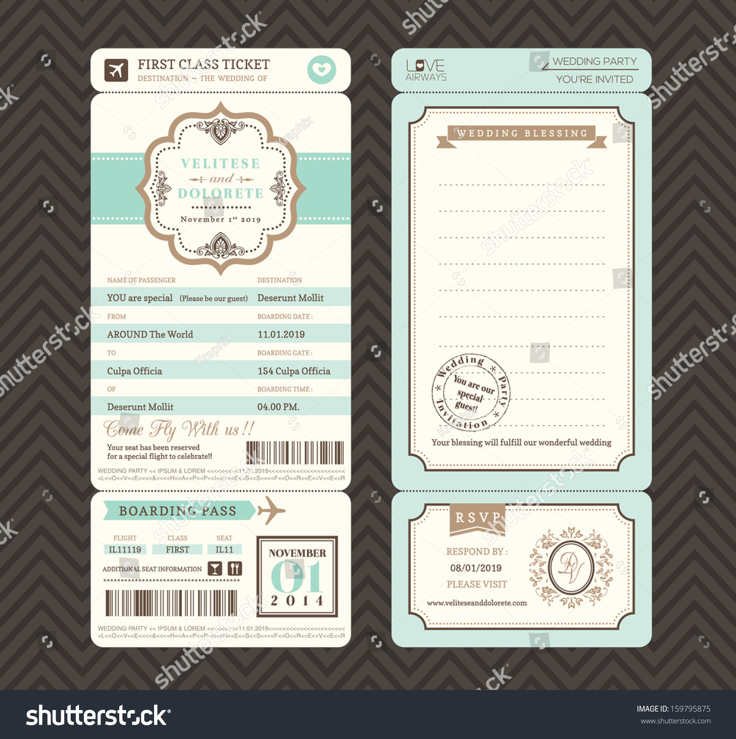 Royalty Free Vintage Style Boarding Pass Ticket 159795875 Stock Photo Avopix Com Fashioned Ticket Template