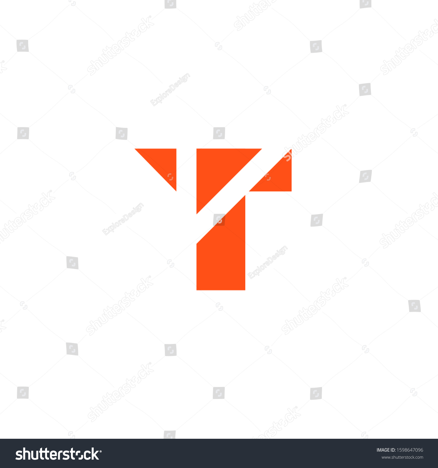 Letter T Logo Vector Element Royalty Free Stock Vector 1598647096 5949