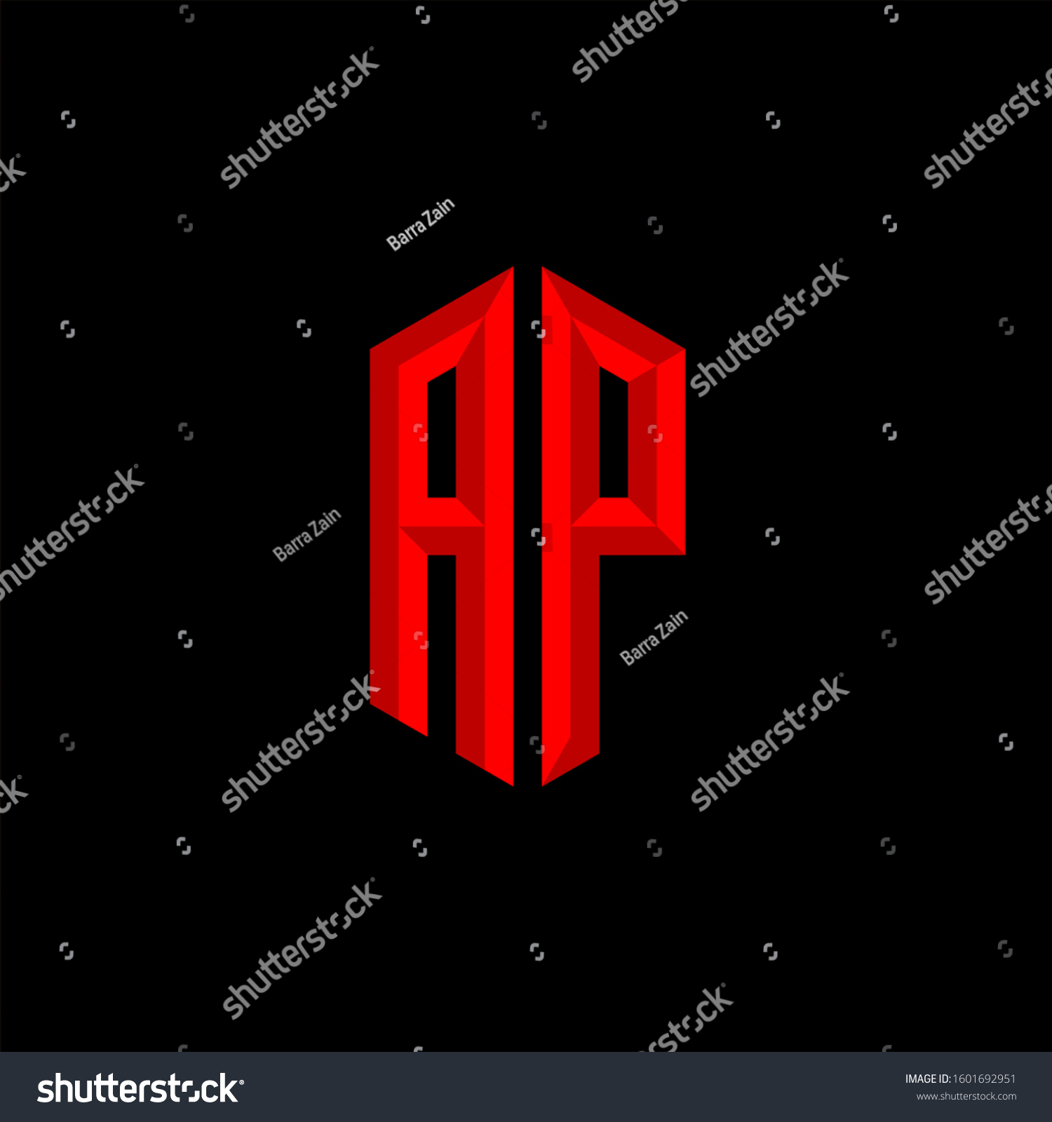 Initial Gaming Esport Logo Design Modern - Royalty Free Stock Vector ...