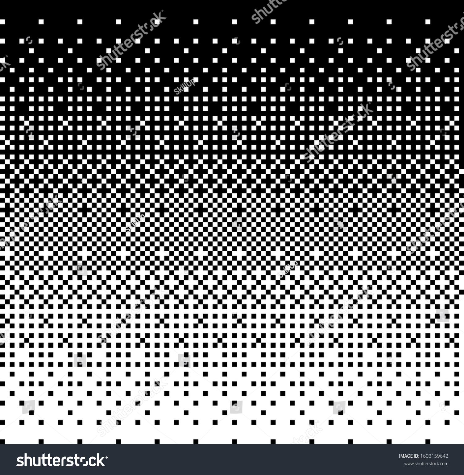 Classic Pixel Art Dithering Background. Black - Royalty Free Stock ...