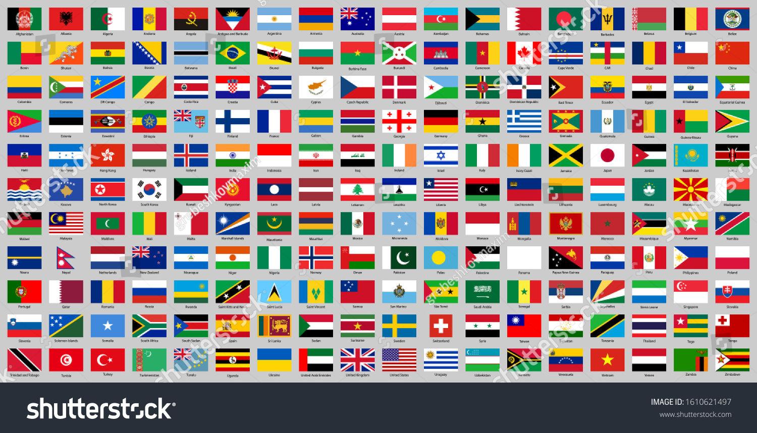 all world countries national flags #1610621497