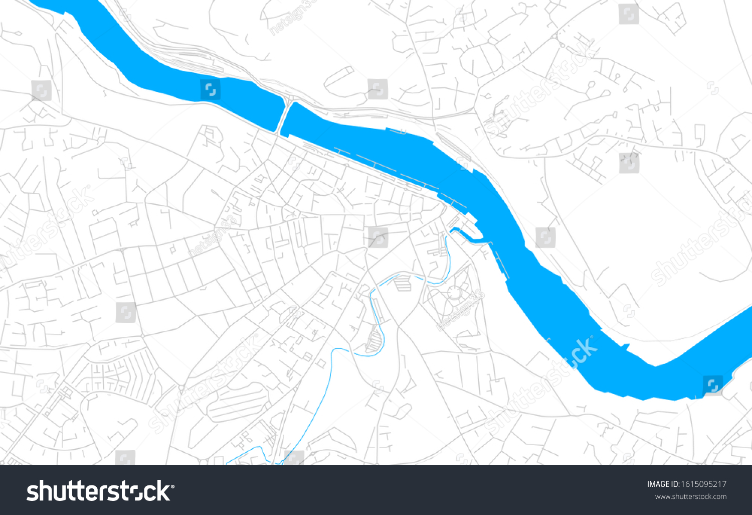 Bright Vector Map Of Waterford Ireland With Royalty Free Stock   Avopix 1615095217 