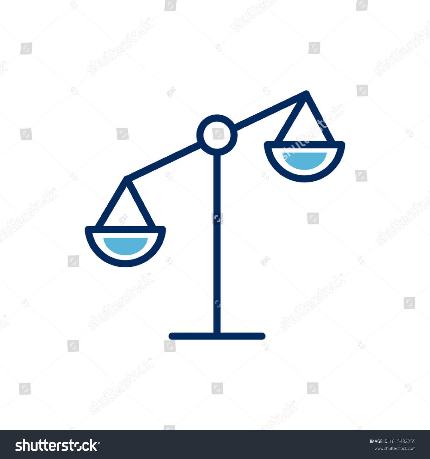 equality balance line style icon vector - Royalty Free Stock Vector ...