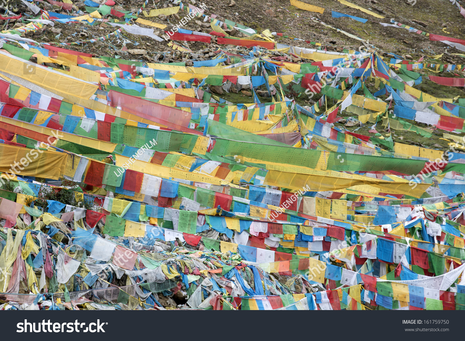 China Tibetan prayer flags #161759750
