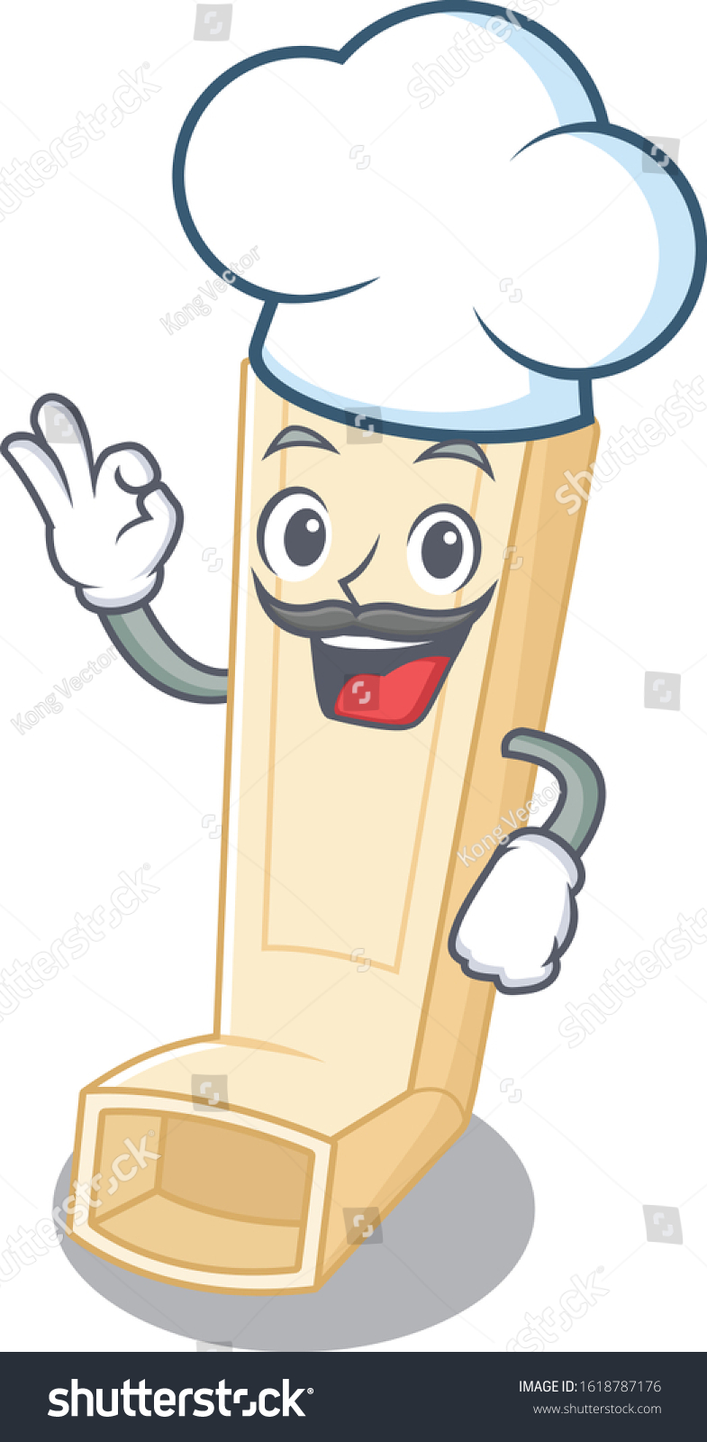 Asthma inhaler cartoon character wearing costume Royalty Free Stock