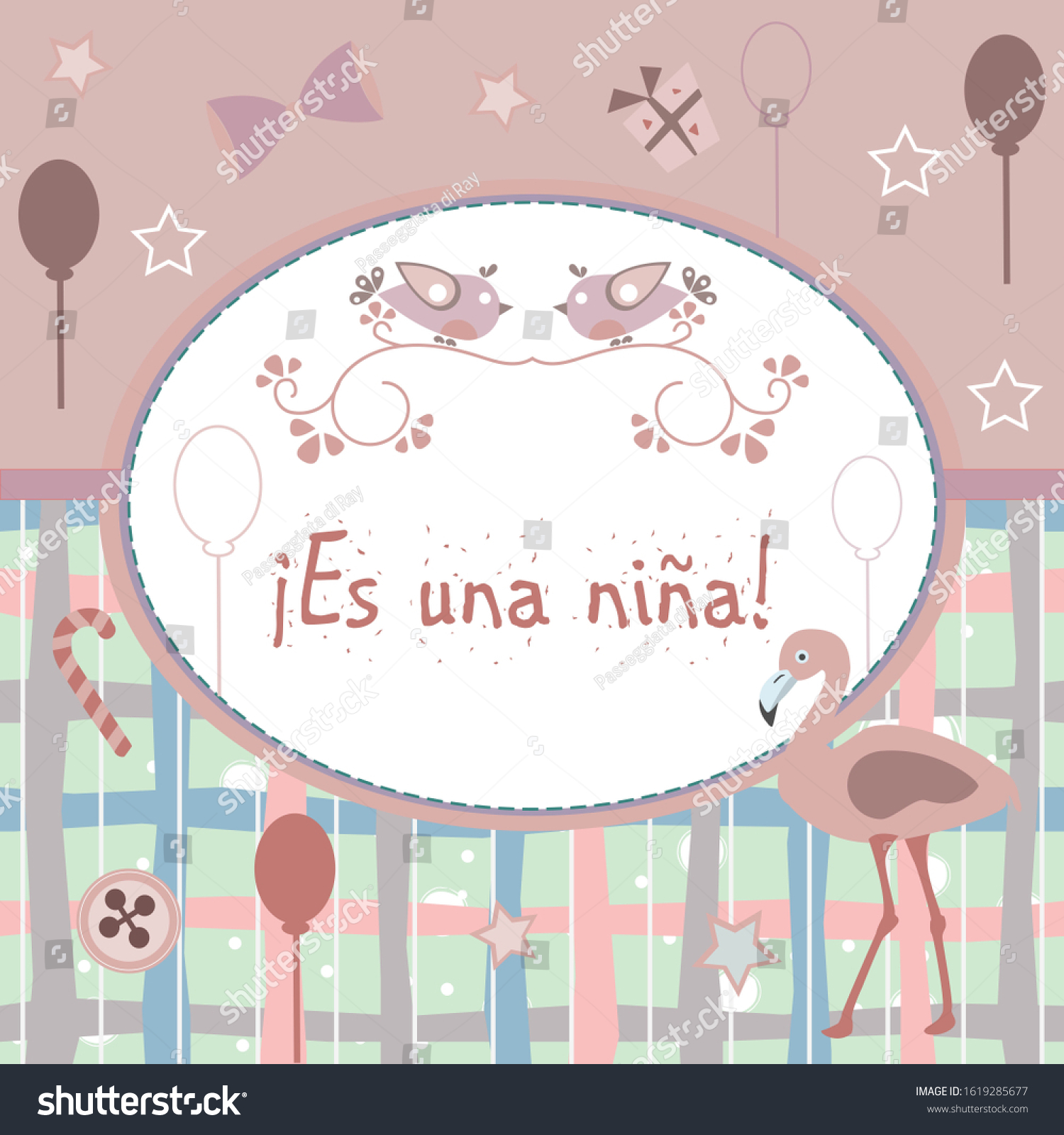 es-una-nina-means-it-s-a-girl-in-spanish-royalty-free-stock-photo