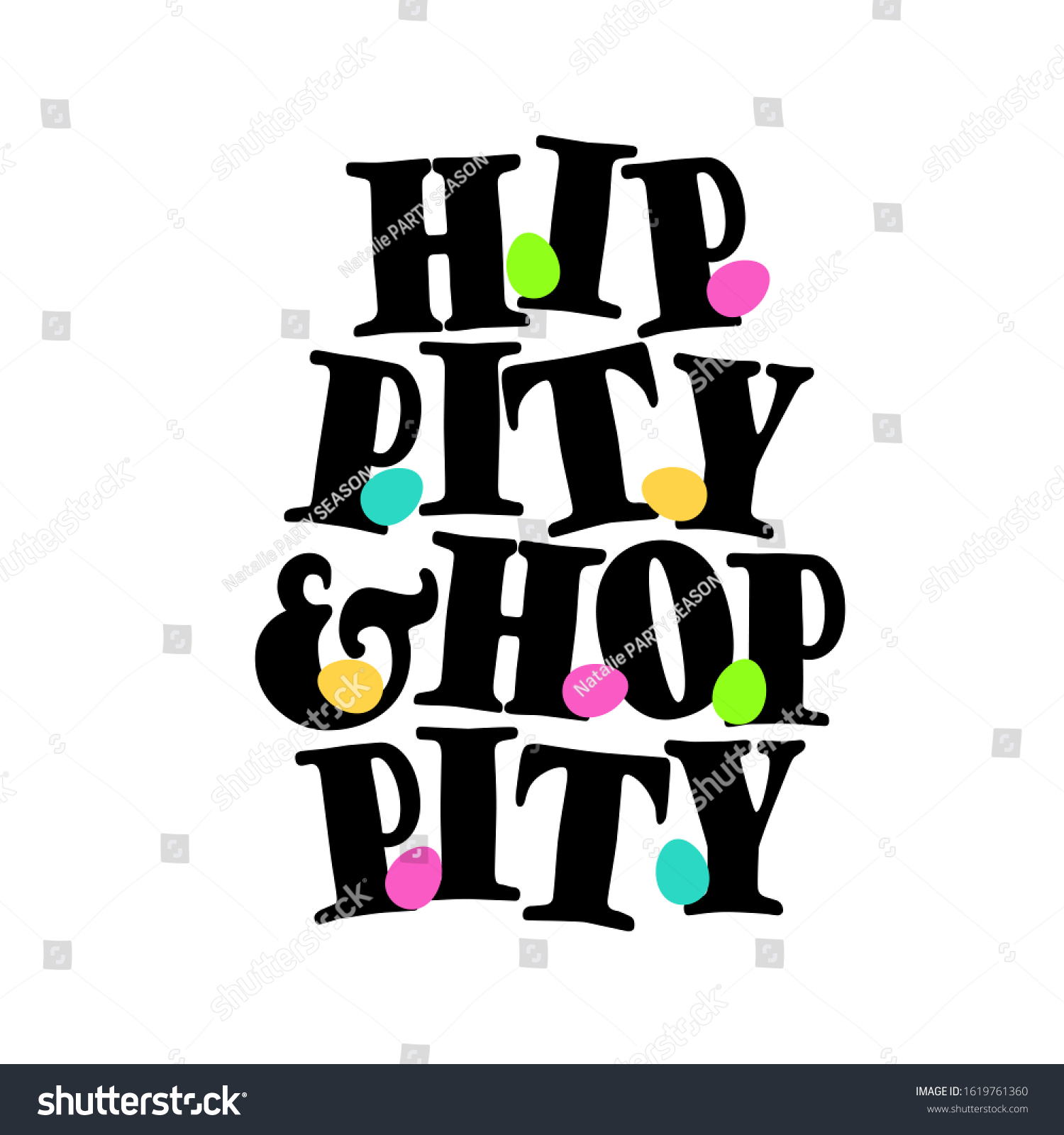 Hippity & Hoppity files for Cricut Happy Easter - Royalty Free Stock