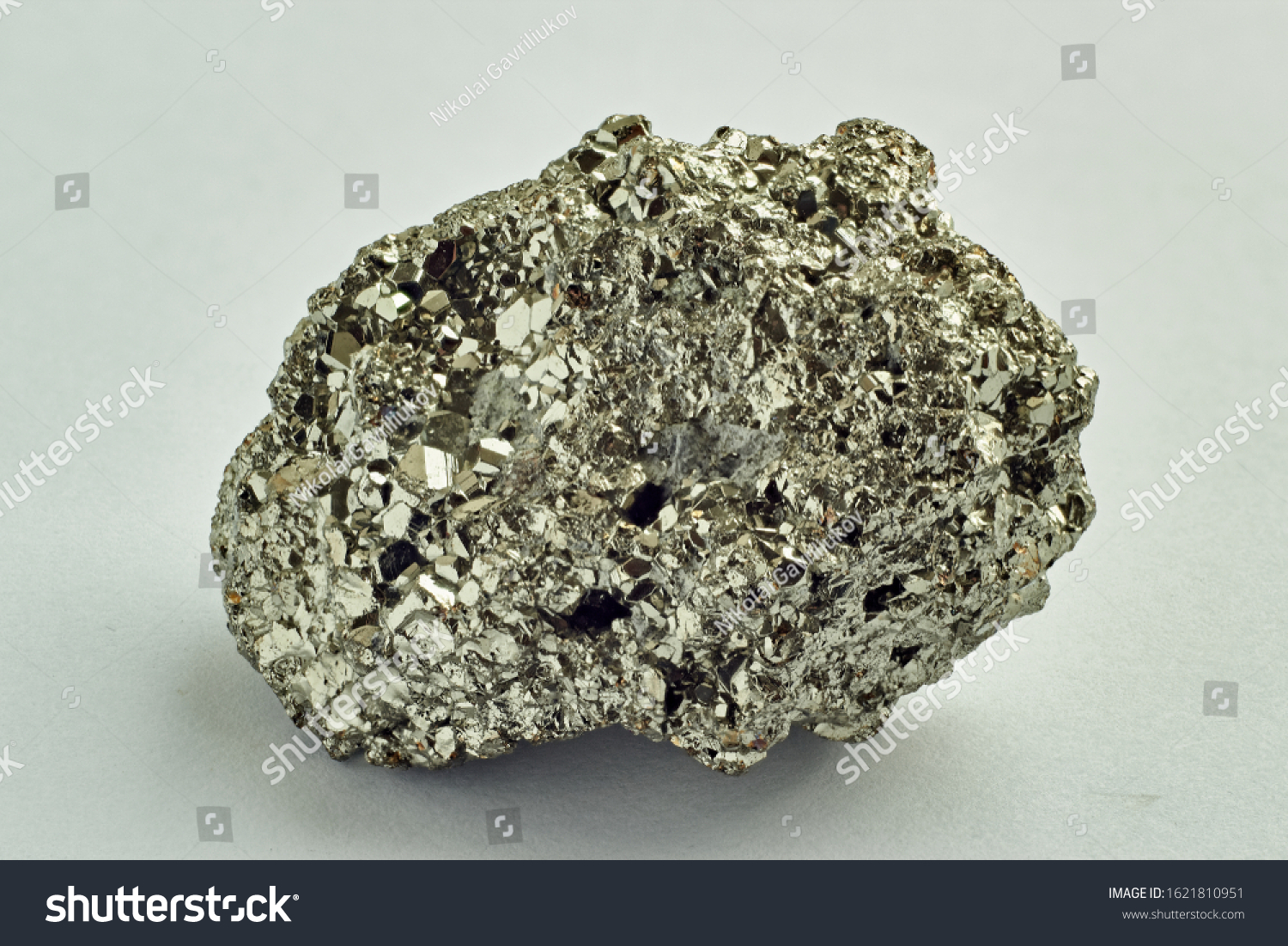 pyrite, piece of natural mineral stone on white background, close up, macro high resolution photo, magic minerals, ritual stones #1621810951
