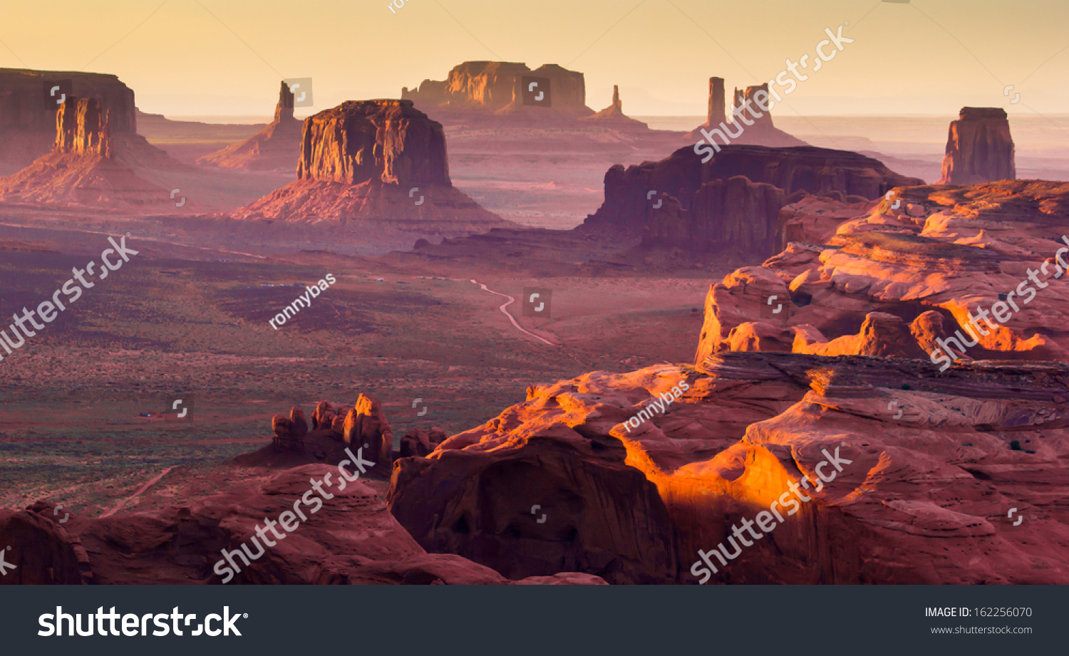 Monument Valley, desert canyon in USA #162256070