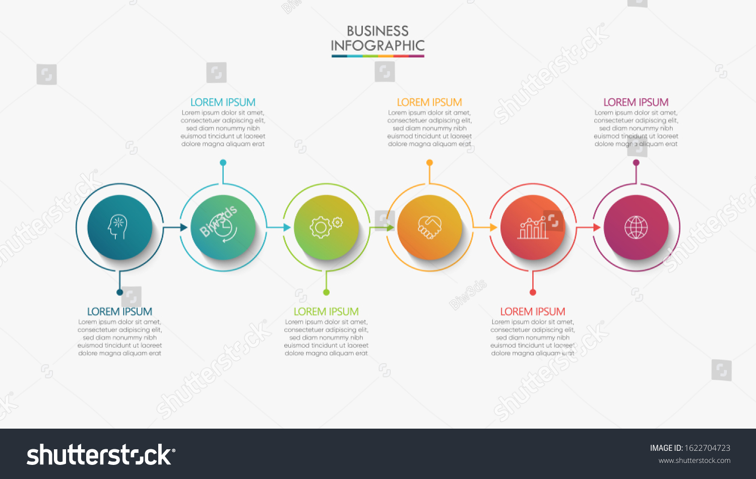 Business data visualization. timeline - Royalty Free Stock Vector ...