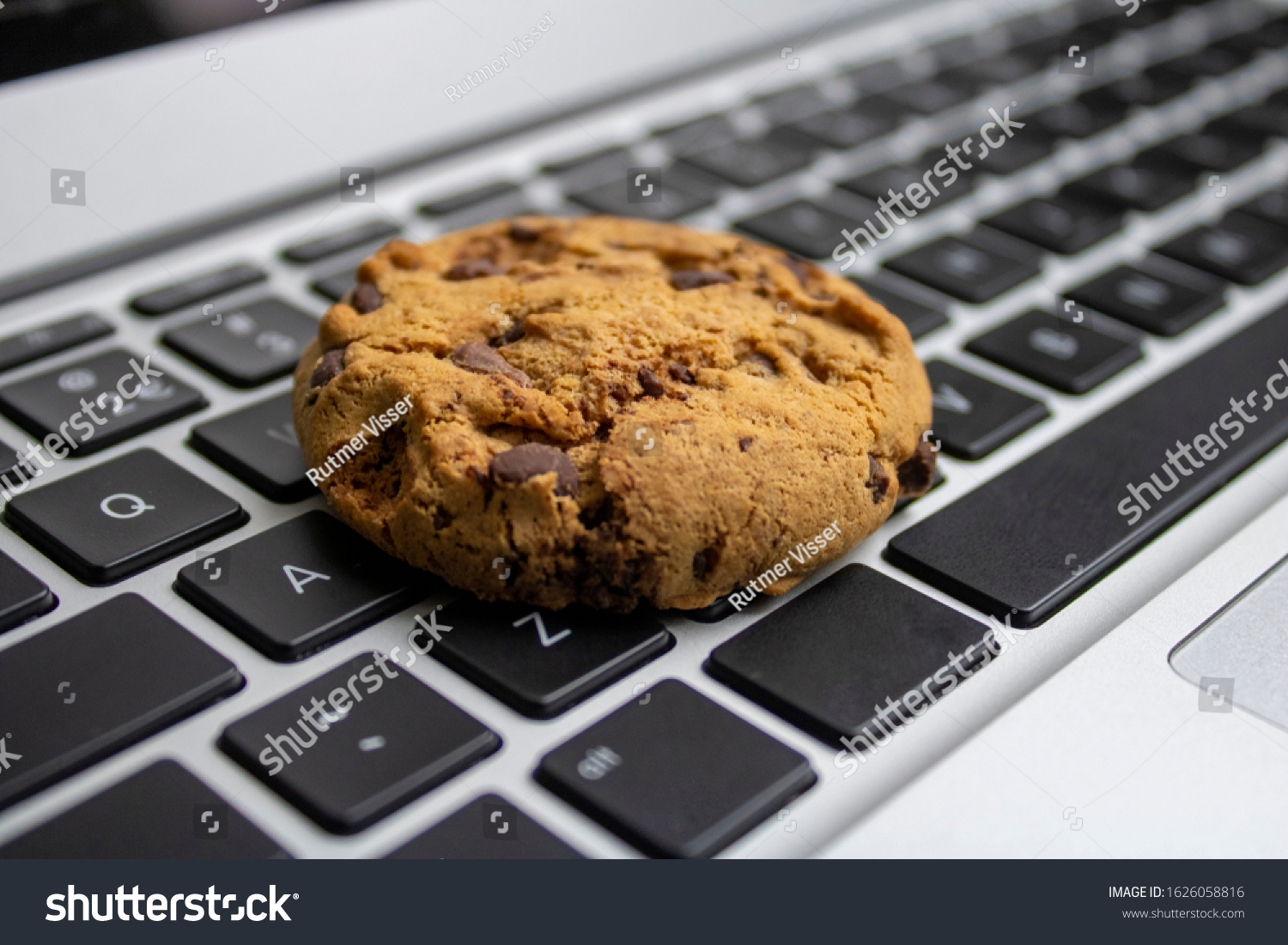 This photo is a symbol for the internet cookies in the internet browser. #1626058816