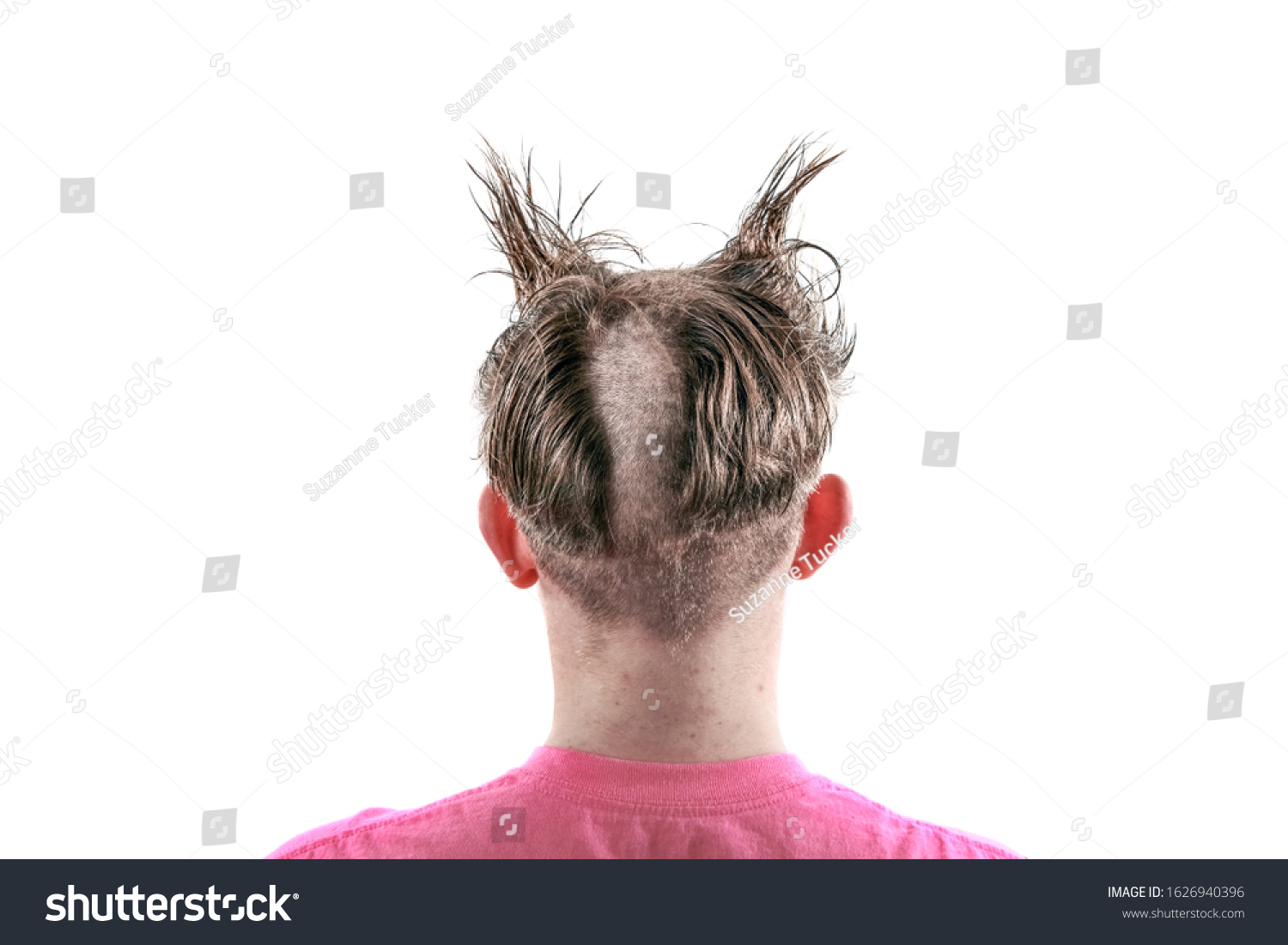 Teen with an odd bad haircut #1626940396