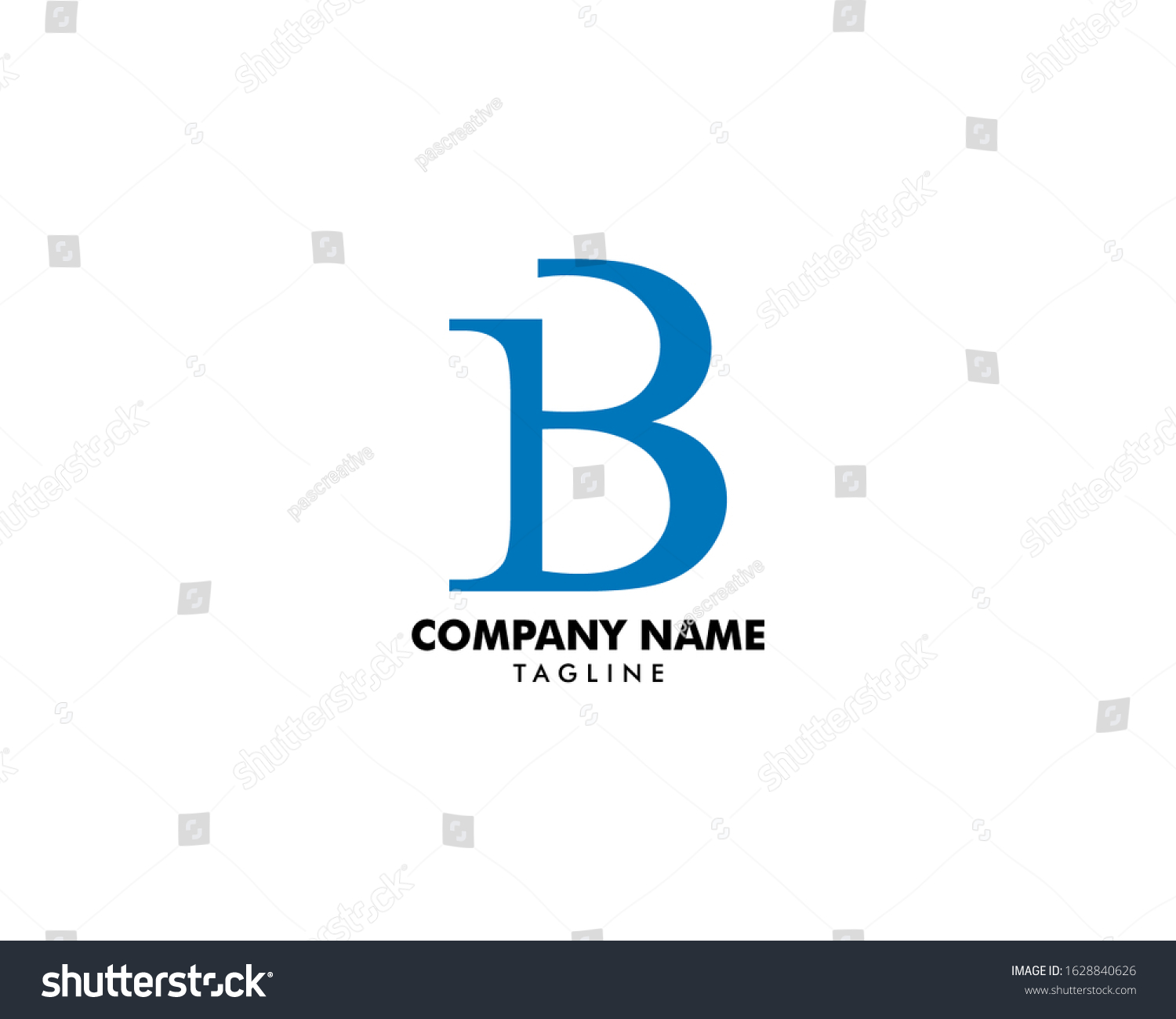 Initial Letter B Logo Template Design - Royalty Free Stock Vector ...