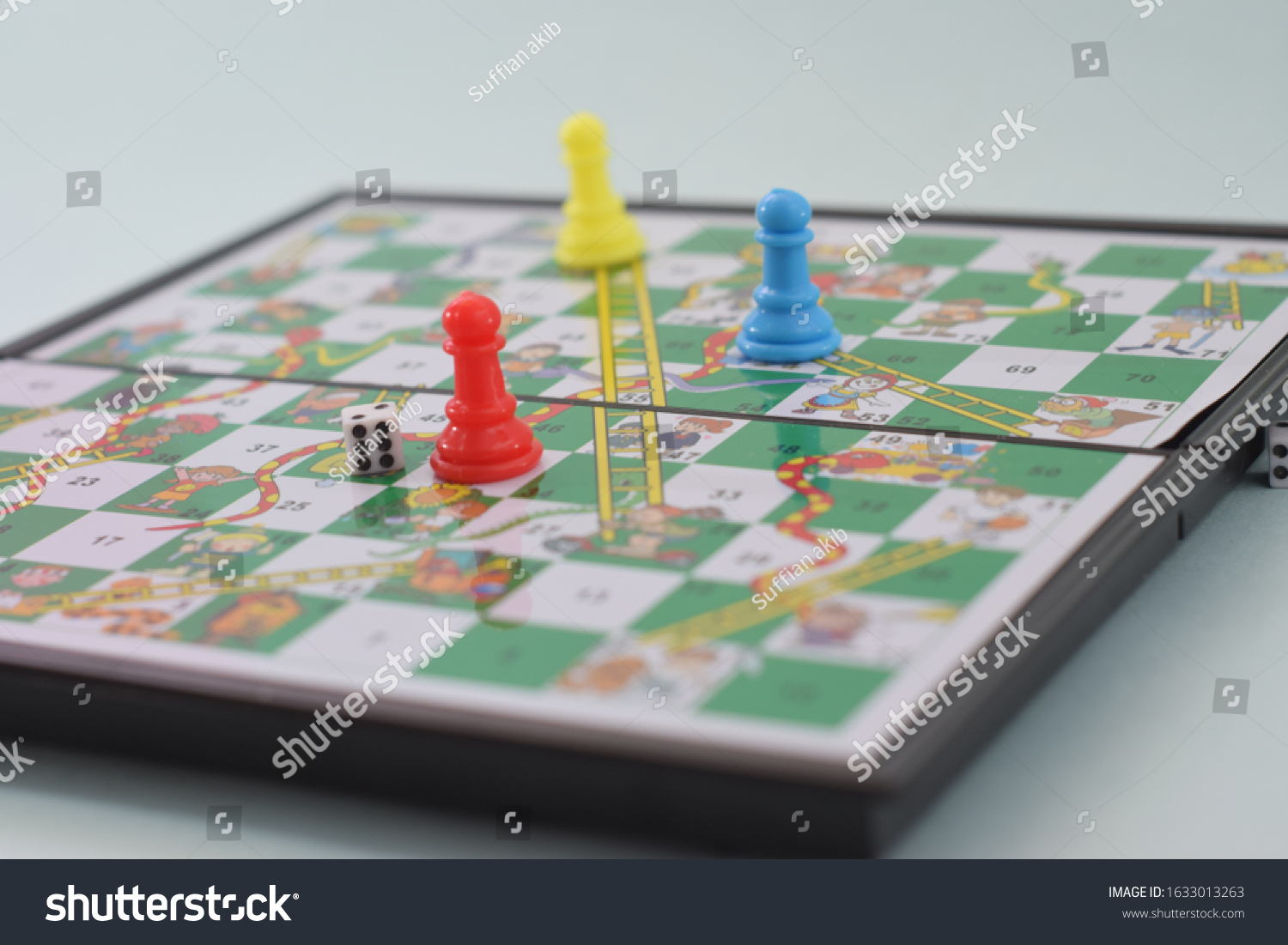 Snakes and Ladders Board Game, Snakes, ladders, - Royalty Free Stock ...