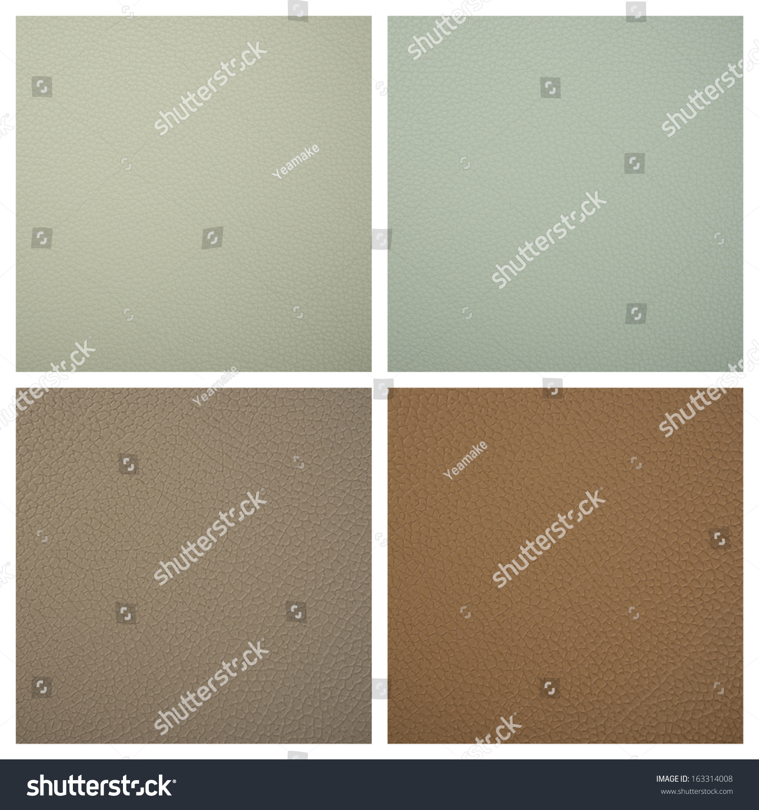 Set from 4 backgrounds of leather texture #163314008