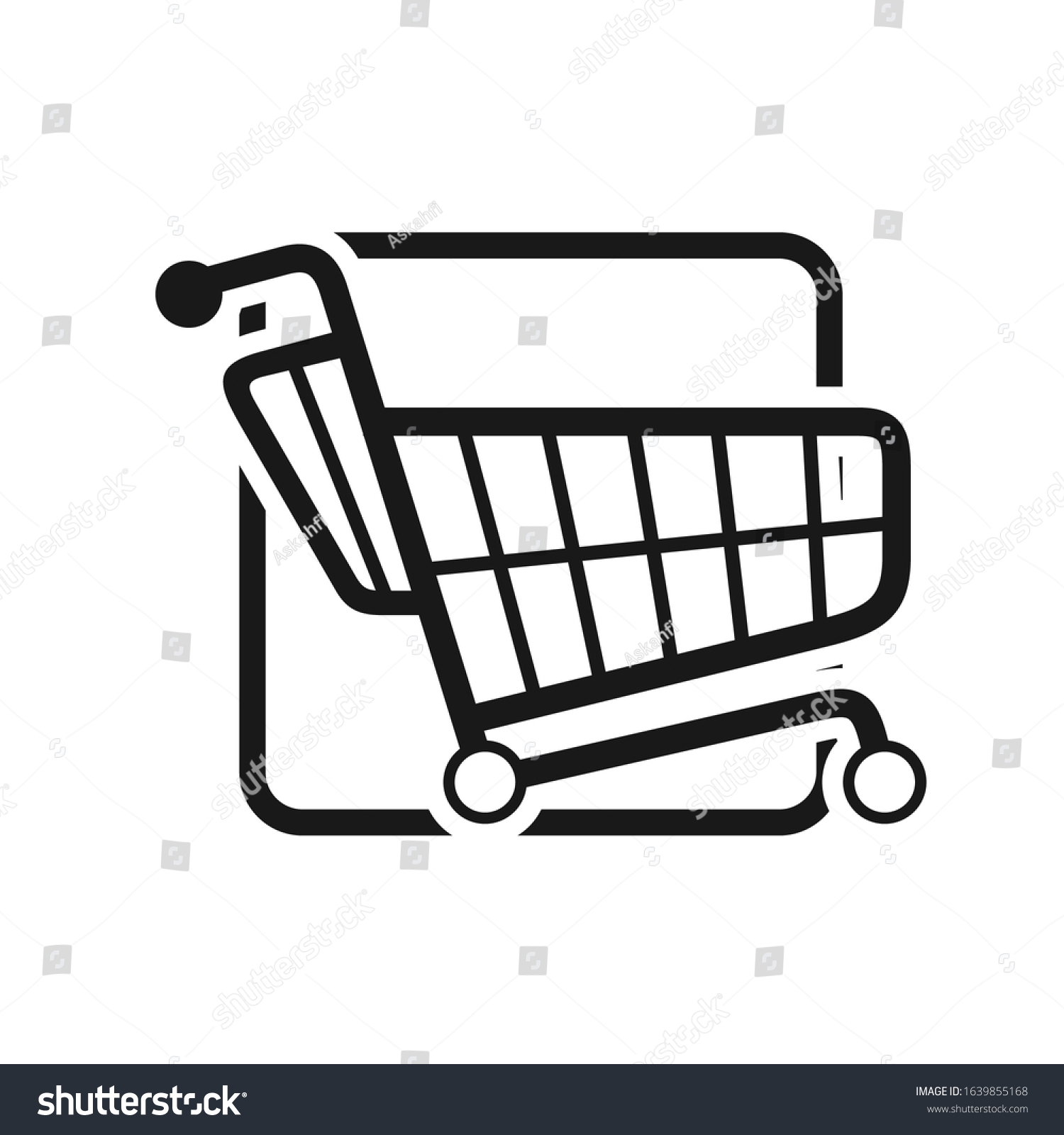 Shopping Cart icon for UI and UX, website or - Royalty Free Stock ...