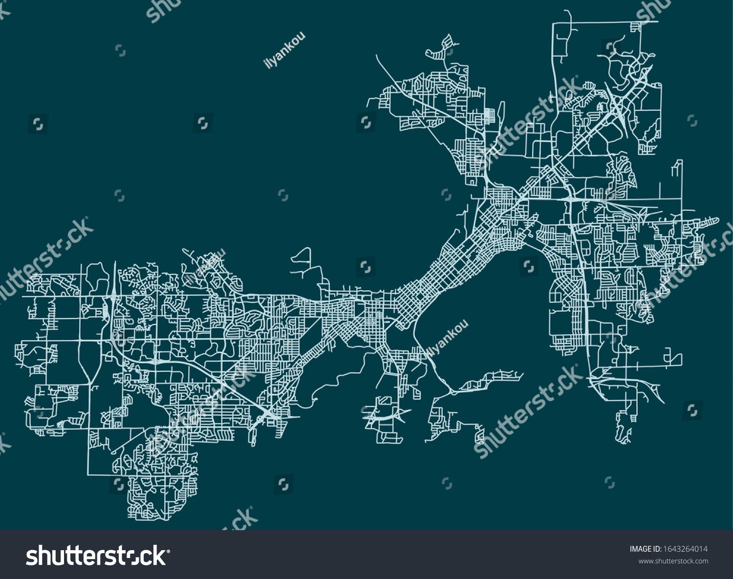 Road Map Of Madison Wisconsin United States Royalty Free Stock   Avopix 1643264014 