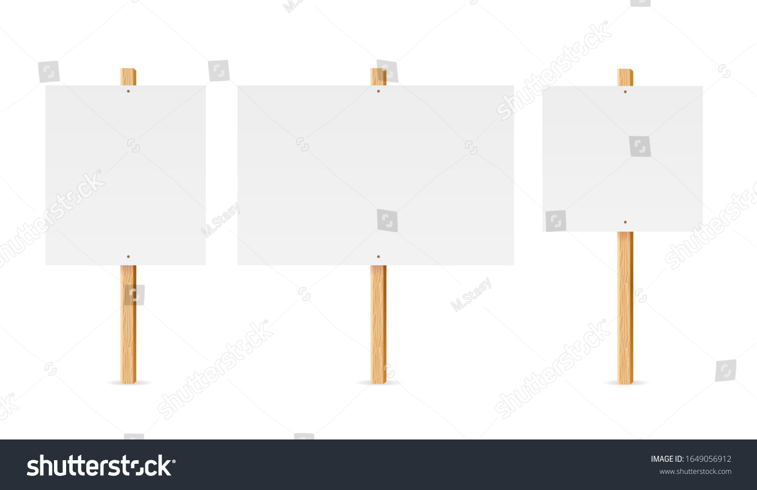 Realistic Detailed 3d Empty Template Mockup Royalty Free Stock Vector