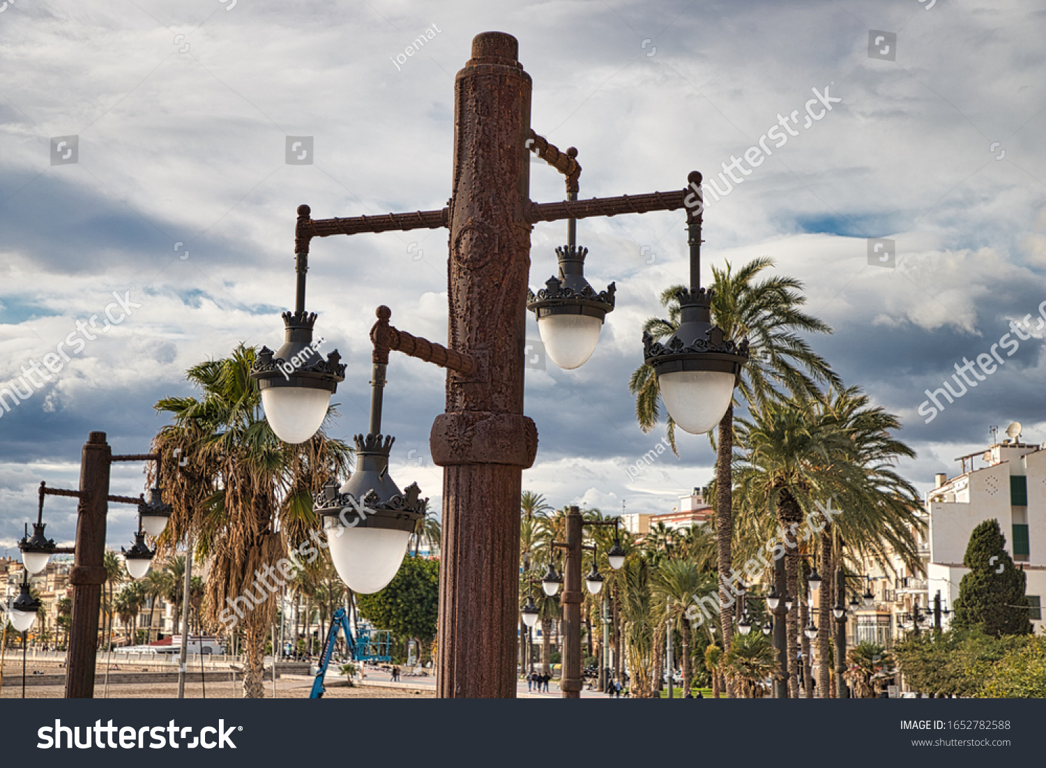Light pole in Sitges Spain #1652782588