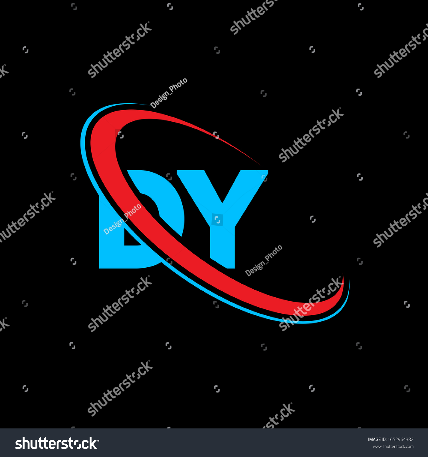 DY D Y letter logo design. Initial letter DY - Royalty Free Stock ...