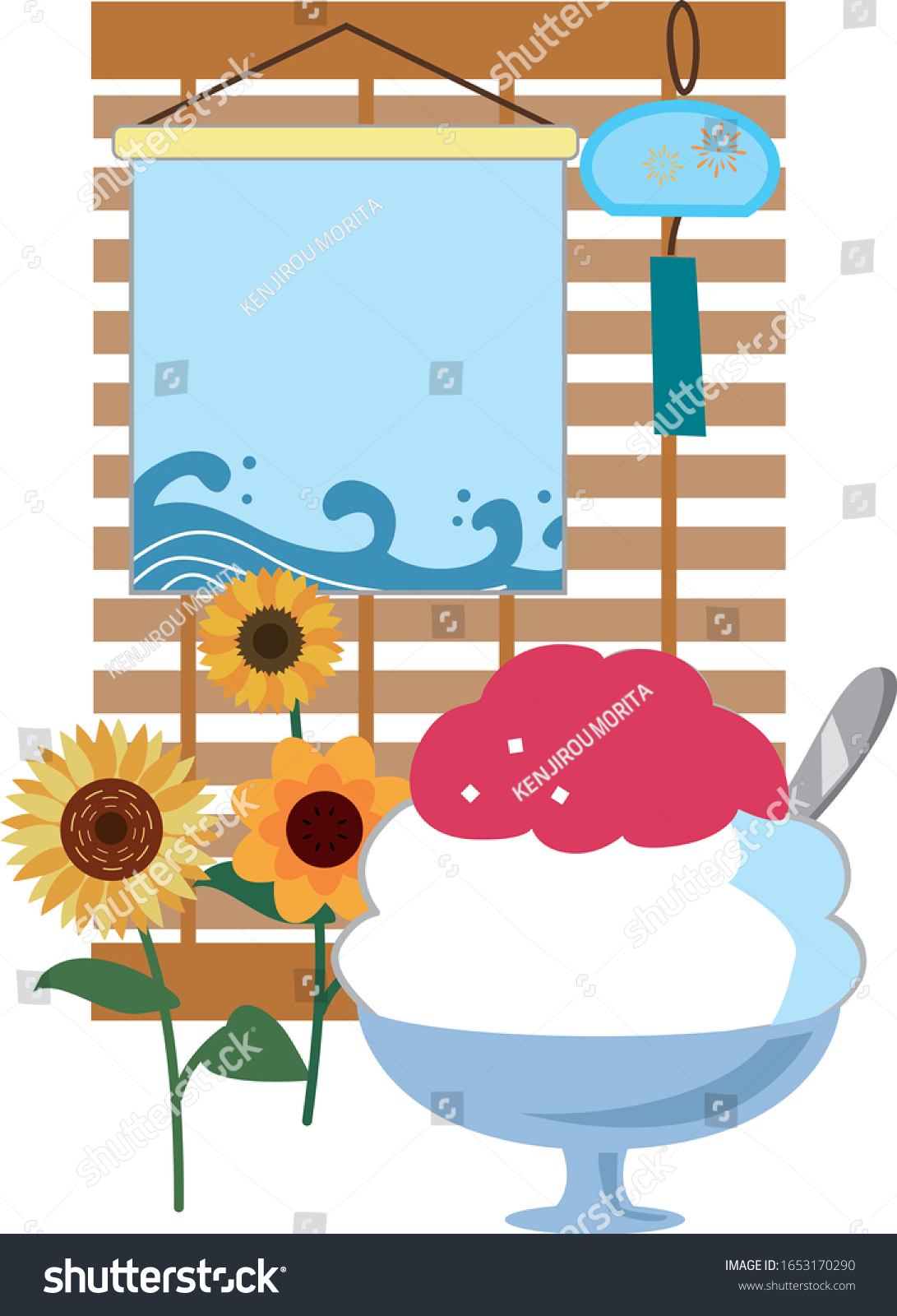 Illustration Of Hot Summer In Japan Royalty Free Stock Vector Illustration Of Hot Summer In Japan Royalty Free Stock Vector