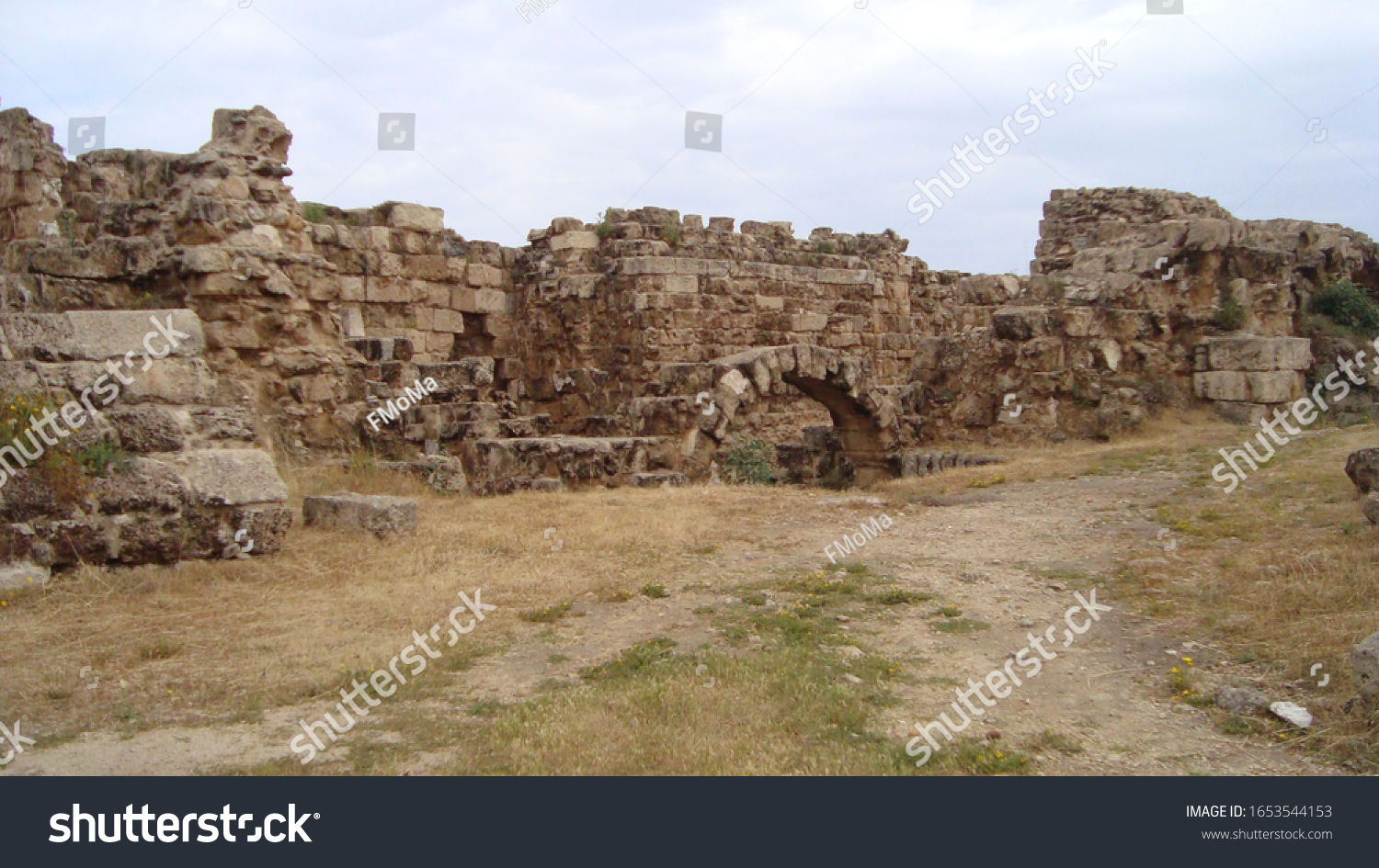 Destroyed walls, antique ruines from Northern Cyprus #1653544153