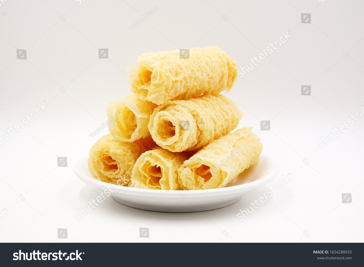 Fried soybean rolls for hotpot 
 #1654288933
