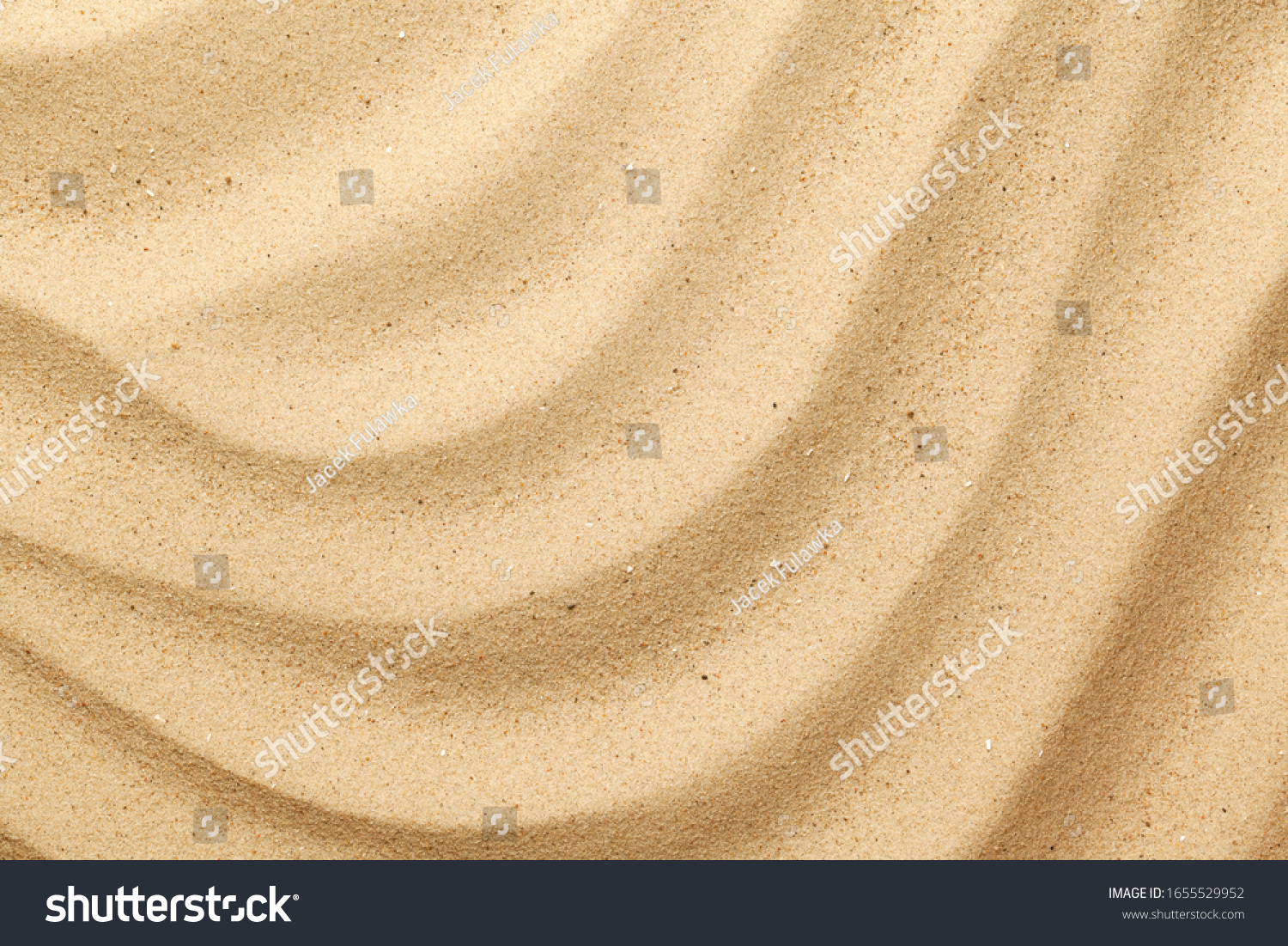 Wavy sea sand background. Flat lay. Top view #1655529952