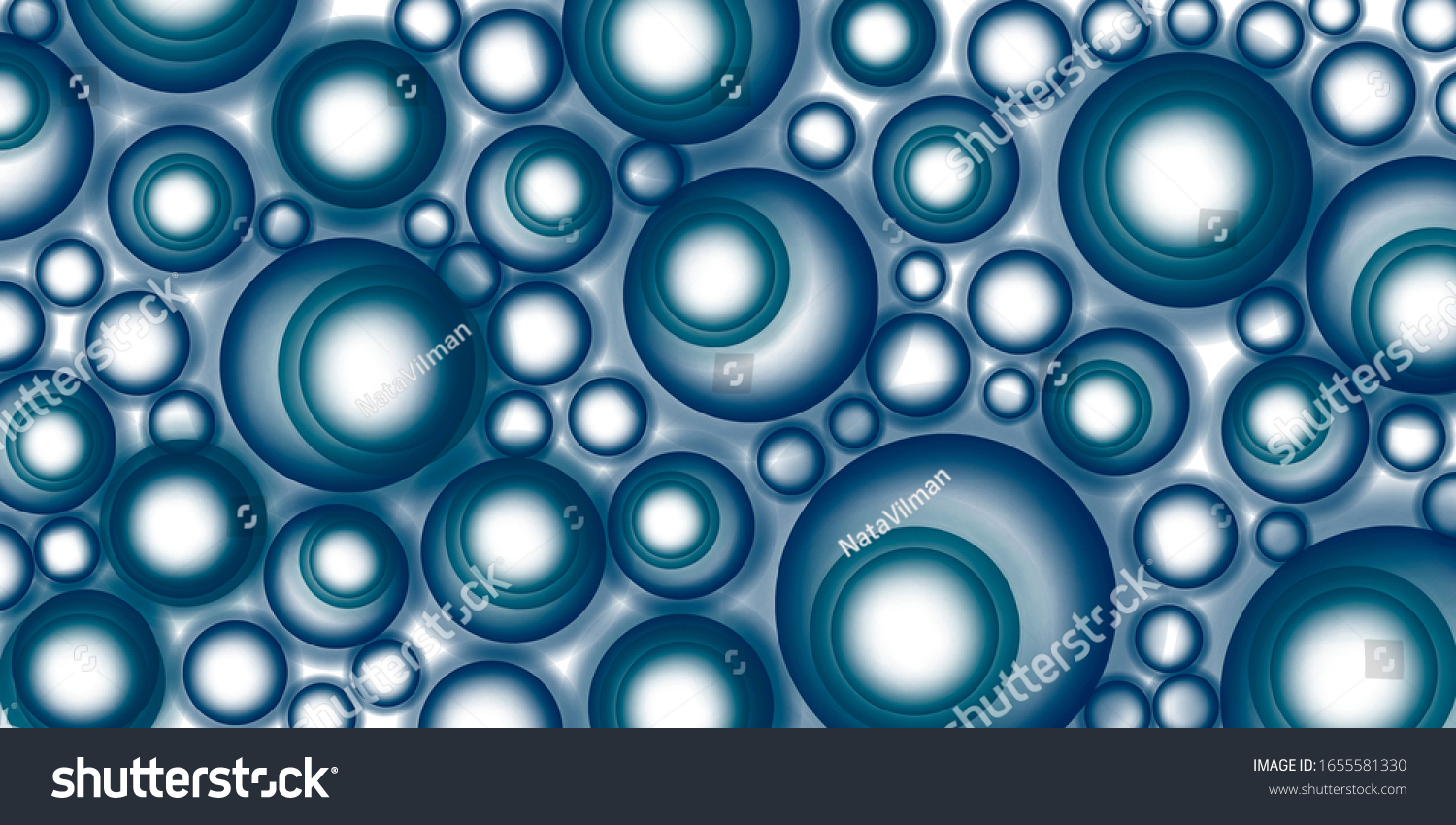 abstract blue rings on a white background #1655581330