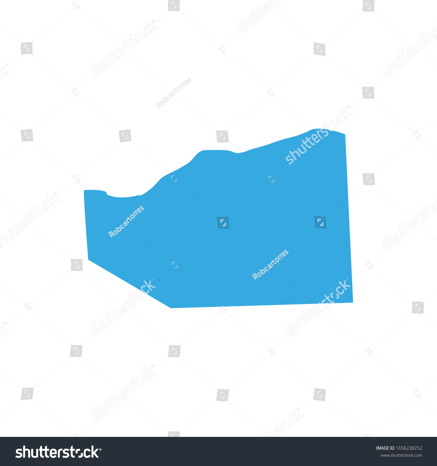 Sanaag region map in Somalia country - Royalty Free Stock Vector ...